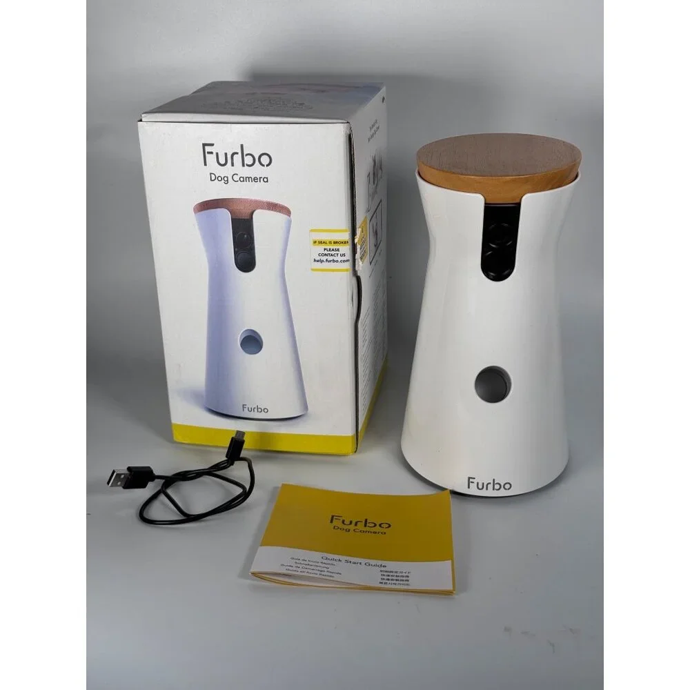 Furbo Dog Camera 2.5T Treat Dispenser & Bark Alerts –‎ No Power Brick